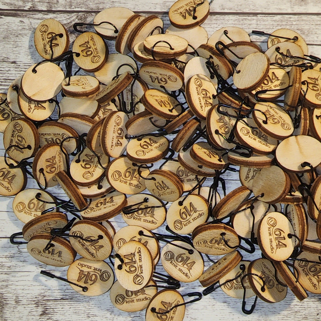 Stitch Markers - Custom - Wood - Singles - Pin