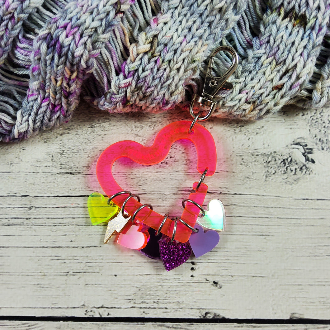 Heart Stitch Marker Holder