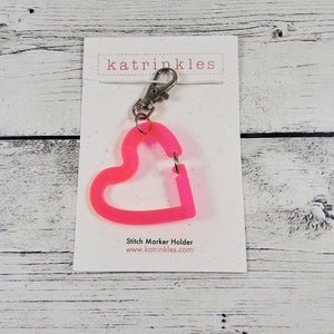 Heart Stitch Marker Holder