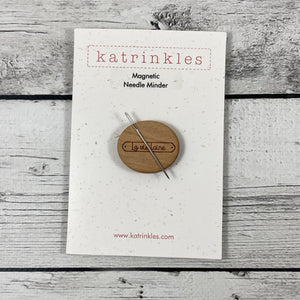 Needle Minder - Branded - Wood