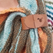 Sheep Shawl Cuff in Vegan Leather