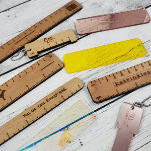 2" & 4" Rulers - Branded - Acrylic