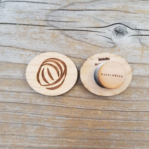 Needle Minder - Branded - Wood