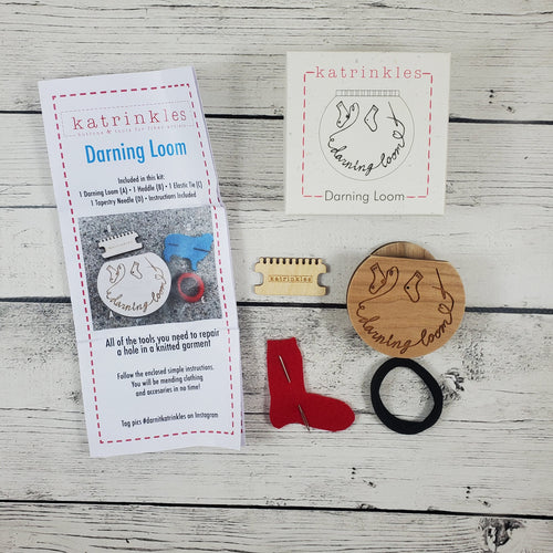 Smaller Darning & Mending Loom Kit